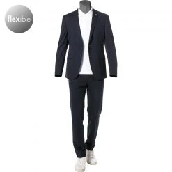 Pierre Cardin Anzug 62211+72137/810/75281/3000 Slim Fit, Jersey halbgefüttert, Dunkelblau, Marine