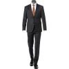 BOSS Anzug Jeckson/Genius 50409253+50408837/021 Anzug Jeckson-Genius, Slim Fit, Schurwolle REDA, Anthrazit meliert, Dunkelgrau -Anzüge & Westen Schritte 316319 master