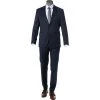 BOSS Anzug Jeckson/Genius 50409253+50408837/480 Anzug Jeckson-Genius, Regular Fit, Schurwolle REDA, Dunkelblau, Blau