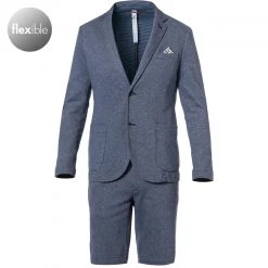 Mason's Anzug 2GC3340/JT104N+9BF2R4940/JT104N/012 Jersey, Jeansblau meliert, Blau