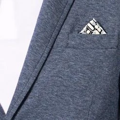 Mason's Anzug 2GC3340/JT104N+9BF2R4940/JT104N/012 Jersey, Jeansblau meliert, Blau -Anzüge & Westen Schritte 316506 norm4