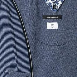Mason's Anzug 2GC3340/JT104N+9BF2R4940/JT104N/012 Jersey, Jeansblau meliert, Blau -Anzüge & Westen Schritte 316506 norm6
