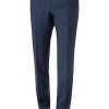 BOSS Hose Genius 50408837/419 Slim Fit, Schurwolle, Marineblau, Marine
