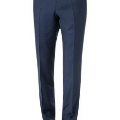 BOSS Hose Genius 50408837/419 Slim Fit, Schurwolle, Marineblau, Marine