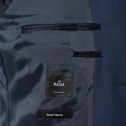 BOSS Anzug Jeckson/Genius 50409253+50408837/419 Anzug Jeckson-Genius, Regular Fit, Schurwolle, Marineblau, Marine -Anzüge & Westen Schritte 319713 norm5