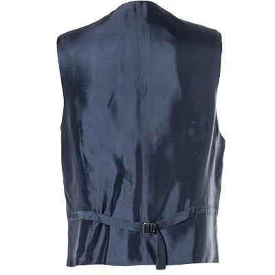 Carl Gross Weste Stan 70-060N0/343113/61 Modern Fit, Schurwolle, Dunkelblau meliert, Stahlblau 4 Carl Gross Weste Stan 70-060N0/343113/61 Modern Fit, Schurwolle, Dunkelblau meliert, Stahlblau – Bild 2