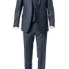 Carl Gross Anzug 70-060N0/323022+332023+343113/61 Anzug mit Weste, Modern Fit, Schurwolle, Dunkelblau meliert, Stahlblau 2 Carl Gross Anzug 70-060N0/323022+332023+343113/61 Anzug mit Weste, Modern Fit, Schurwolle, Dunkelblau meliert, Stahlblau -Anzüge & Westen Schritte 319788 norm