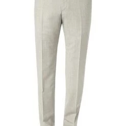 Strellson Hose Mercer 30015937/055 Slim Fit, Schurwolle, Hellgrau meliert, Hellgrau