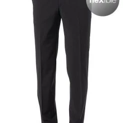 Pierre Cardin Hose Dupont 72240/850/55811/2000 Regular Fit, Schurwolle, Schwarz meliert, Schwarz