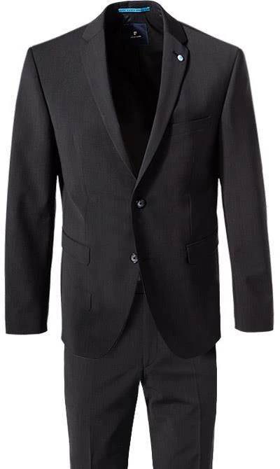 Pierre Cardin Anzug 52261+72240/850/55811/2000 Regular Fit, Schurwoll-Stretch Futureflex, Schwarz meliert, Schwarz 5 Pierre Cardin Anzug 52261+72240/850/55811/2000 Regular Fit, Schurwoll-Stretch Futureflex, Schwarz meliert, Schwarz – Bild 3