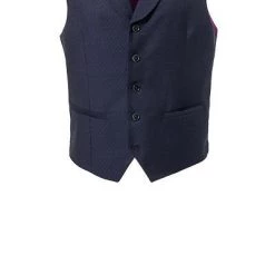 CG Anzug 80-138N1/424012+441043+430013/63 Anzug mit Weste, Slim Fit, Schurwolle, Saphirblau, Blau-schwarz -Anzüge & Westen Schritte 323755 norm4