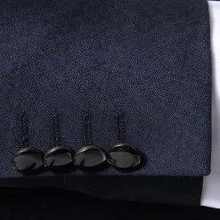 CG Anzug 80-138N1/424012+430013/63 Slim Fit, Schurwolle, Saphirblau, Blau-schwarz -Anzüge & Westen Schritte 323756 norm4