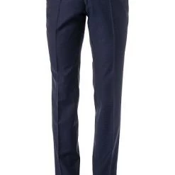CG Hose Pascal 80-138N1/430013/63 Slim Fit, Schurwolle, Blau-schwarz gemustert, Blau-schwarz