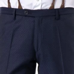 CG Hose Pascal 80-138N1/430013/63 Slim Fit, Schurwolle, Blau-schwarz gemustert, Blau-schwarz -Anzüge & Westen Schritte 323758 norm4