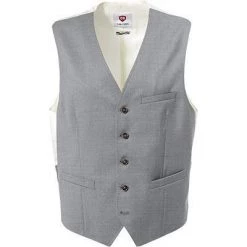 CG Weste Pietro 80-140S0/441053/81 Slim Fit, Schurwolle, Grau meliert, Hellgrau