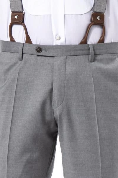 CG Hose Pascal 80-140S0/430013/81 Slim Fit, Schurwolle, Grau meliert, Hellgrau 6 CG Hose Pascal 80-140S0/430013/81 Slim Fit, Schurwolle, Grau meliert, Hellgrau – Bild 4