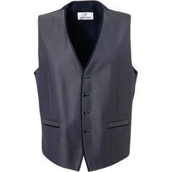Wilvorst Weste nachtblau 481103/36/86 Wolle, Grau-blau