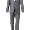 ROY ROBSON Anzug 050231737100+1267500/A050 Regular Fit, Schurwolle Super100, Grau meliert, Pastellgrau -Anzüge & Westen Schritte 324142 norm