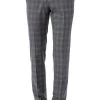 ROY ROBSON Hose S01050211295400/H050 Slim Fit, Schurwolle Super100, Anthrazit kariert, Pastellgrau