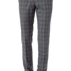 ROY ROBSON Hose S01050211295400/H050 Slim Fit, Schurwolle Super100, Anthrazit kariert, Pastellgrau