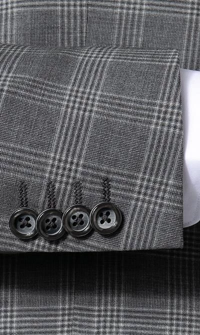 ROY ROBSON Anzug 050211694700+1295400+1737300/H050 Anzug mit Weste, Slim Fit, Schurwolle Super100, Anthrazit kariert, Pastellgrau 7 ROY ROBSON Anzug 050211694700+1295400+1737300/H050 Anzug mit Weste, Slim Fit, Schurwolle Super100, Anthrazit kariert, Pastellgrau – Bild 5