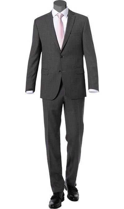 Carl Gross Anzug 70-062S0/323022+332023/82 Modern Fit, Schurwolle Super100, Anthrazit meliert, Dunkelgrau 3 Carl Gross Anzug 70-062S0/323022+332023/82 Modern Fit, Schurwolle Super100, Anthrazit meliert, Dunkelgrau