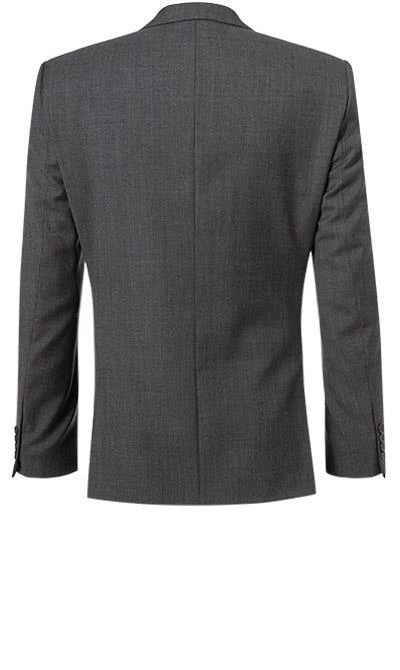 Carl Gross Anzug 70-062S0/323022+332023/82 Modern Fit, Schurwolle Super100, Anthrazit meliert, Dunkelgrau 5 Carl Gross Anzug 70-062S0/323022+332023/82 Modern Fit, Schurwolle Super100, Anthrazit meliert, Dunkelgrau – Bild 3