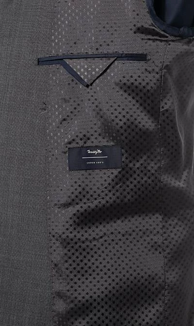 Carl Gross Anzug 70-062S0/323022+332023/82 Modern Fit, Schurwolle Super100, Anthrazit meliert, Dunkelgrau 7 Carl Gross Anzug 70-062S0/323022+332023/82 Modern Fit, Schurwolle Super100, Anthrazit meliert, Dunkelgrau – Bild 5