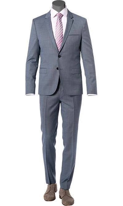 HUGO Anzug Arti/Hesten 50393671+50393671/434 Anzug Arti-Hesten, Extra Slim Fit, Schurwolle, Taubenblau meliert, Blau 3 HUGO Anzug Arti/Hesten 50393671+50393671/434 Anzug Arti-Hesten, Extra Slim Fit, Schurwolle, Taubenblau meliert, Blau