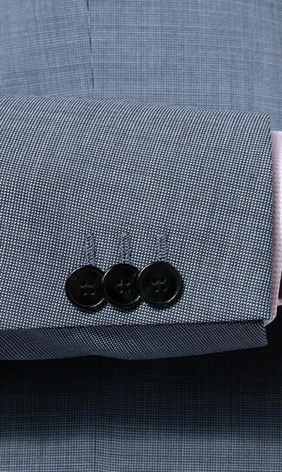 HUGO Anzug Arti/Hesten 50393671+50393671/434 Anzug Arti-Hesten, Extra Slim Fit, Schurwolle, Taubenblau meliert, Blau 6 HUGO Anzug Arti/Hesten 50393671+50393671/434 Anzug Arti-Hesten, Extra Slim Fit, Schurwolle, Taubenblau meliert, Blau – Bild 4