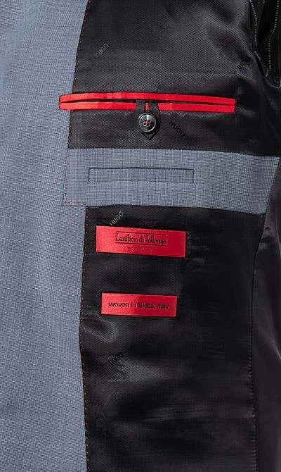 HUGO Anzug Arti/Hesten 50393671+50393671/434 Anzug Arti-Hesten, Extra Slim Fit, Schurwolle, Taubenblau meliert, Blau 7 HUGO Anzug Arti/Hesten 50393671+50393671/434 Anzug Arti-Hesten, Extra Slim Fit, Schurwolle, Taubenblau meliert, Blau – Bild 5