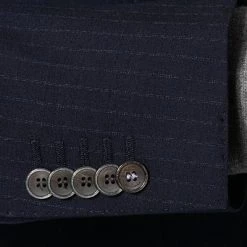 Strellson Anzug Cerf-Mandor 30016214/402 Extra Slim Fit, Schurwolle Super100, Dunkelblau gestreift , Marineblau -Anzüge & Westen Schritte 324576 norm4