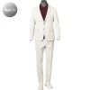 BOSS Anzug Noort/Paco 50412057+50412131/102 Slim Fit, Mikrofaser waschbar, Ecru -Anzüge & Westen Schritte 324837 master