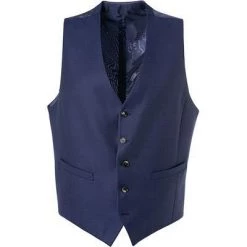 DIGEL Weste Dan 99652/160008/24 Schurwolle, Navy meliert, Dunkelblau