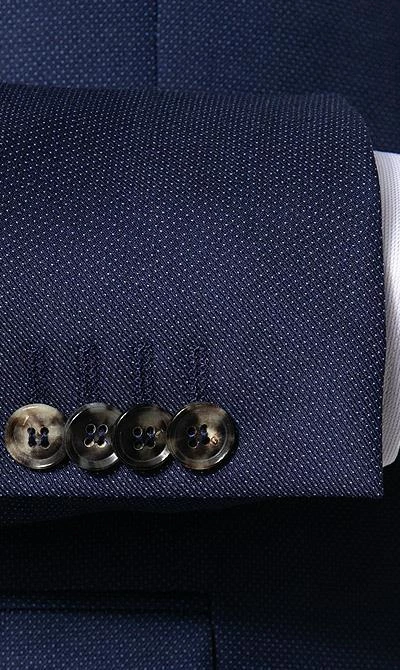 DIGEL Anzug 99652/120033+160008+116062/24 Modern Fit, Schurwolle, Navy meliert, Dunkelblau 7 DIGEL Anzug 99652/120033+160008+116062/24 Modern Fit, Schurwolle, Navy meliert, Dunkelblau – Bild 5