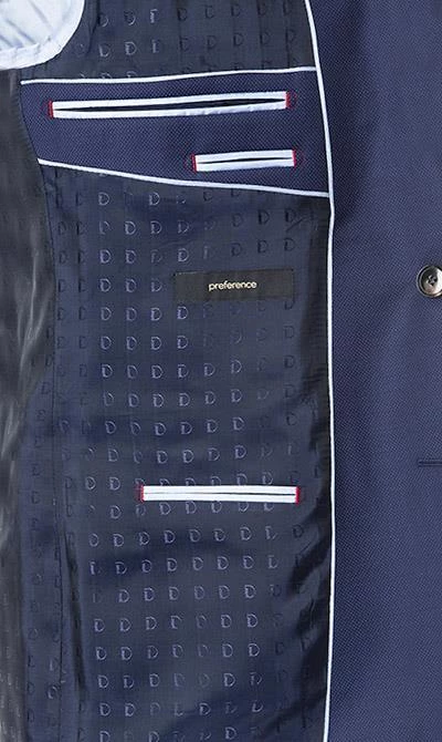 DIGEL Anzug 99652/120033+160008+116062/24 Modern Fit, Schurwolle, Navy meliert, Dunkelblau 9 DIGEL Anzug 99652/120033+160008+116062/24 Modern Fit, Schurwolle, Navy meliert, Dunkelblau – Bild 7