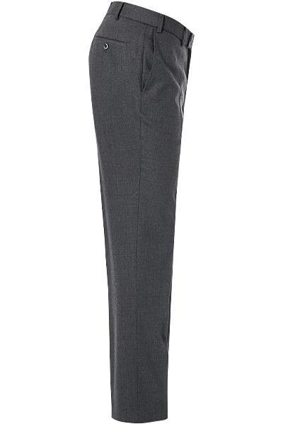 HILTL Hose Piacenza 24245/34600/11 Contemporary Fit, Schurwolle waschbar, Anthrazit meliert, Grau 5 HILTL Hose Piacenza 24245/34600/11 Contemporary Fit, Schurwolle waschbar, Anthrazit meliert, Grau – Bild 3