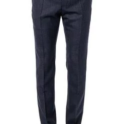 Strellson Hose Madden 30017699/402 Extra Slim Fit, Schurwolle, Navy meliert, Dunkelblau
