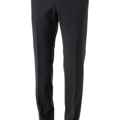 Strellson Hose Mercer 30016221/001 Slim Fit, Schurwolle schwarz, Schwarz