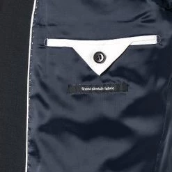 Strellson Anzug Allen-Mercer 30018430+30016221/001 Slim Fit, Schurwoll-Stretch, Schwarz -Anzüge & Westen Schritte 328394 norm5