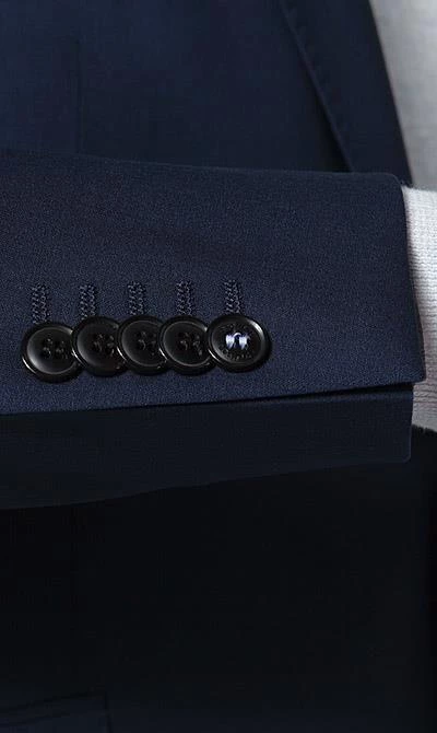 Strellson Anzug Allen-Mercer 30018430+30016221/402 Slim Fit, Schurwoll-Stretch, Dunkelblau 6 Strellson Anzug Allen-Mercer 30018430+30016221/402 Slim Fit, Schurwoll-Stretch, Dunkelblau – Bild 4