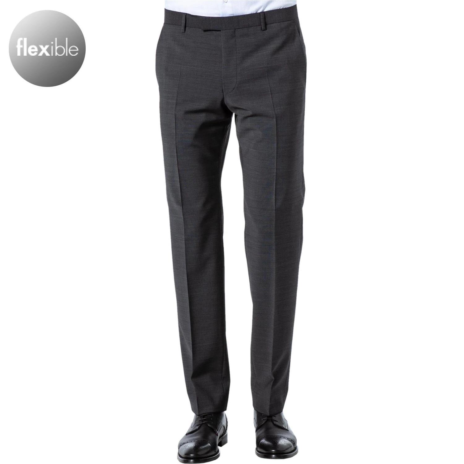 Strellson Hose Mercer 30018470/019 Slim Fit, Wolle, Anthrazit meliert, Anthrazit 3 Strellson Hose Mercer 30018470/019 Slim Fit, Wolle, Anthrazit meliert, Anthrazit