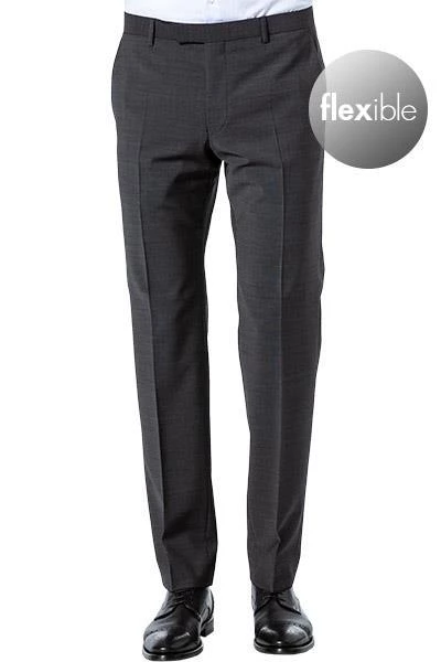 Strellson Hose Mercer 30018470/019 Slim Fit, Wolle, Anthrazit meliert, Anthrazit 4 Strellson Hose Mercer 30018470/019 Slim Fit, Wolle, Anthrazit meliert, Anthrazit – Bild 2
