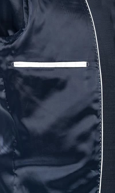 Strellson Anzug Allen-Mercer 30018469+470/412 Slim Fit, Woll-Stretch, Dunkelblau meliert, Dunkelblau 9 Strellson Anzug Allen-Mercer 30018469+470/412 Slim Fit, Woll-Stretch, Dunkelblau meliert, Dunkelblau – Bild 7
