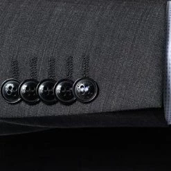 Strellson Anzug Allen-Mercer 30018469+470/019 Slim Fit, Woll-Stretch, Anthrazit meliert, Anthrazit -Anzüge & Westen Schritte 328411 norm4