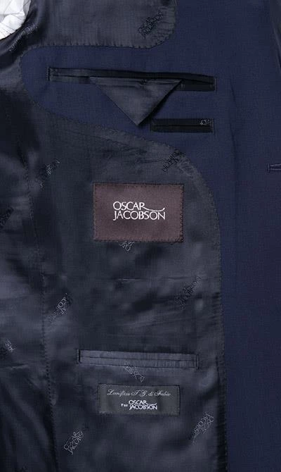 OSCAR JACOBSON Anzug 31003700+51703700/220 Woll-Stretch, Dunkelblau, Blau 7 OSCAR JACOBSON Anzug 31003700+51703700/220 Woll-Stretch, Dunkelblau, Blau – Bild 5