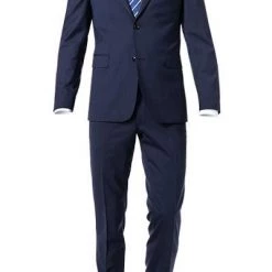 OSCAR JACOBSON Anzug 30503700+51703700/220 Woll-Stretch, Dunkelblau, Blau
