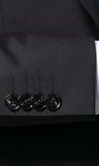 OSCAR JACOBSON Anzug 31003700+51703700/311 Woll-Stretch, Schwarz 6 OSCAR JACOBSON Anzug 31003700+51703700/311 Woll-Stretch, Schwarz – Bild 4