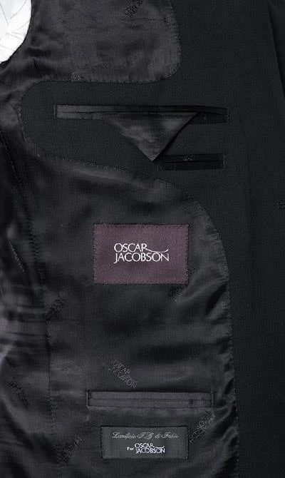 OSCAR JACOBSON Anzug 31003700+51703700/311 Woll-Stretch, Schwarz 7 OSCAR JACOBSON Anzug 31003700+51703700/311 Woll-Stretch, Schwarz – Bild 5