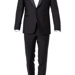 OSCAR JACOBSON Anzug 5934651+30354651/310 Smoking, Wolle, Schwarz